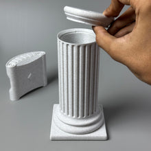 Music pillar headphone holder