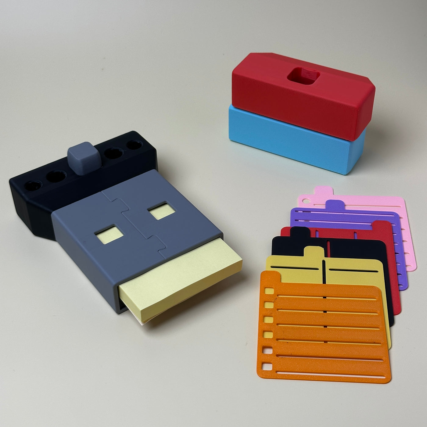 USB Sticky Note Holder & Stencils