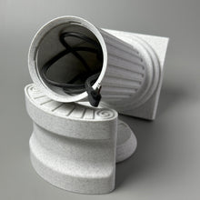 Music pillar headphone holder