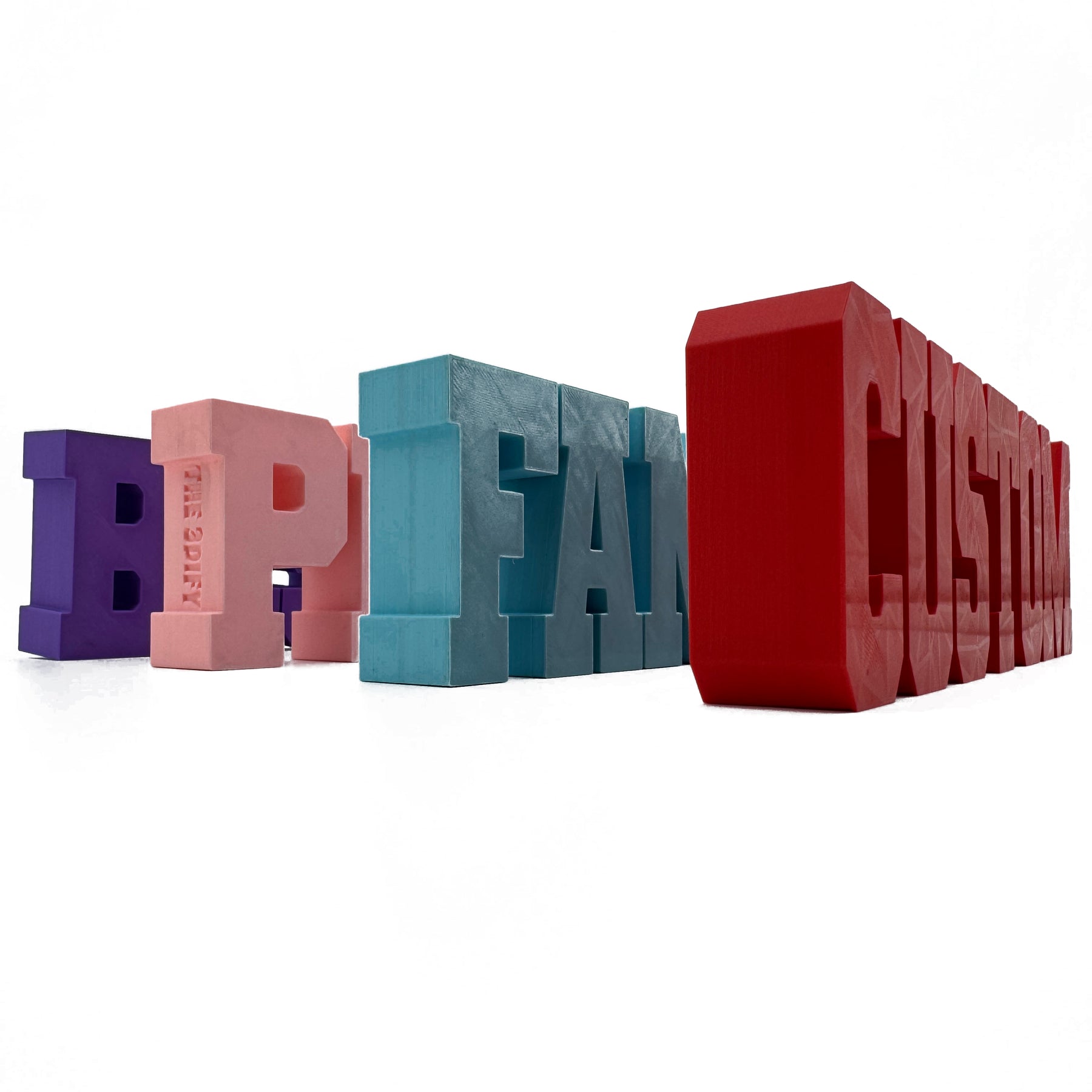 Personalized 3D Name & Word Plate