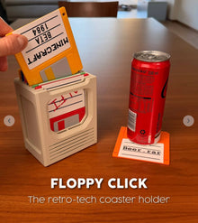 Floppy Click Coaster Holder Set