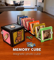 Memory Cube - Magnetic Photo Cube for Up to 36 Photos