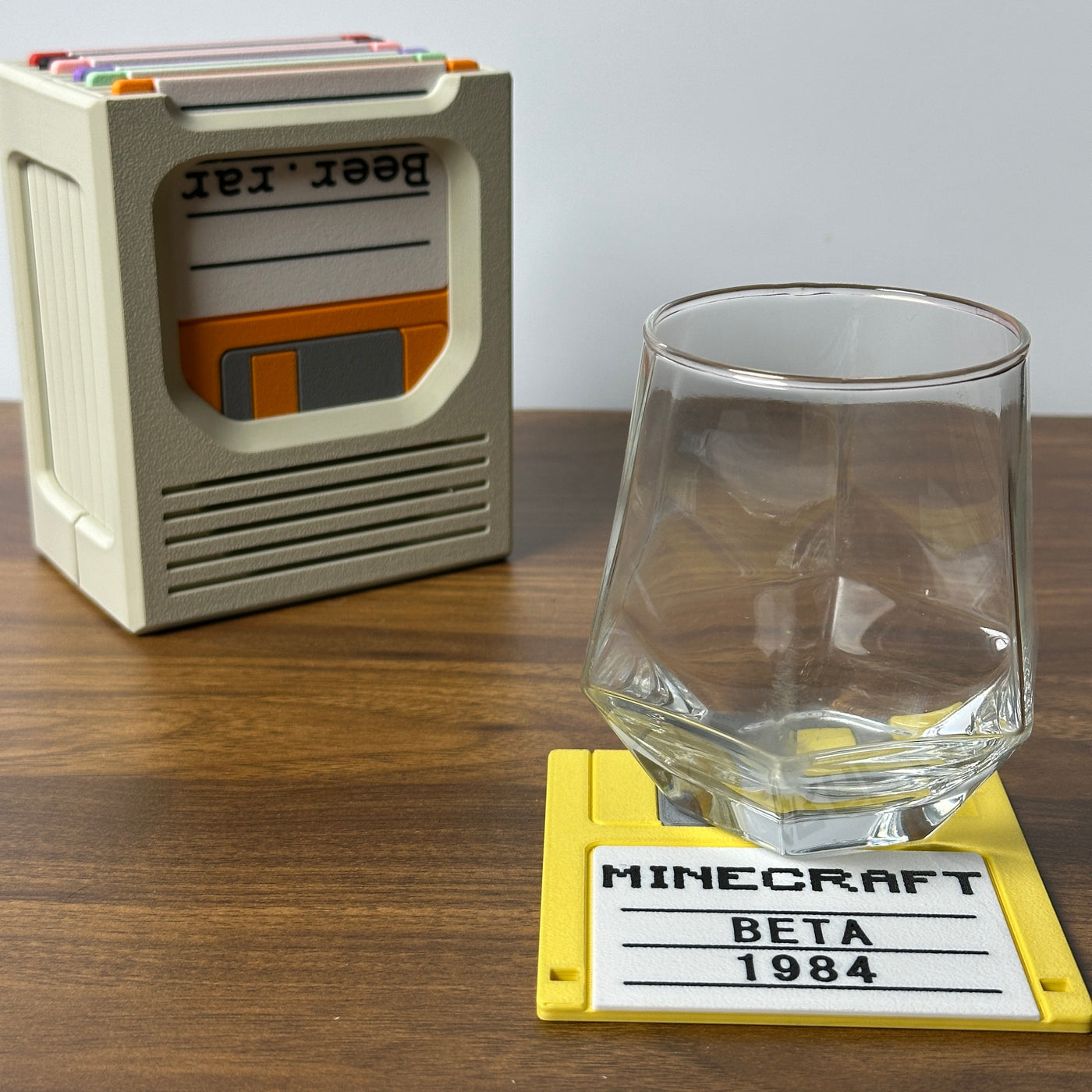 Floppy Click Coaster Holder Set