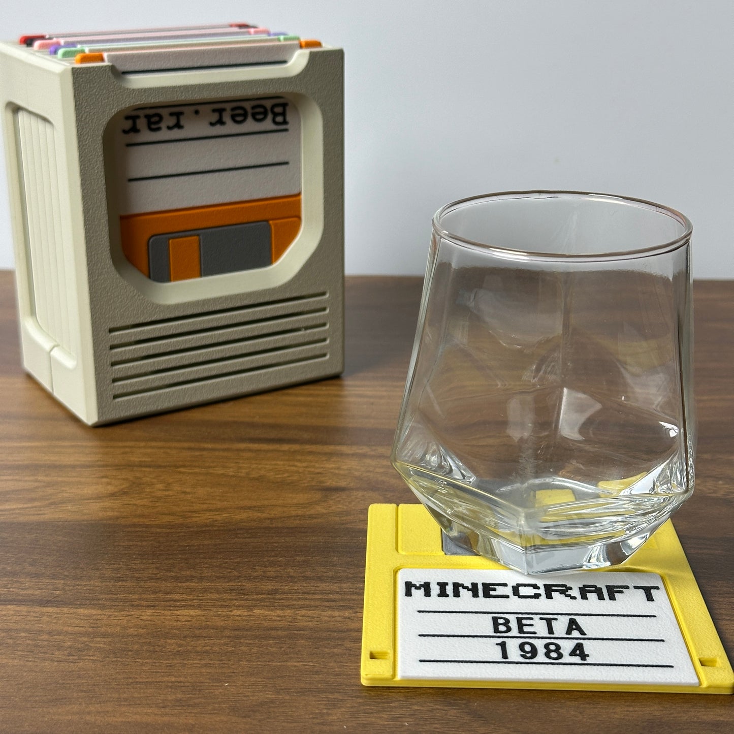 Floppy Click Coaster Holder Set
