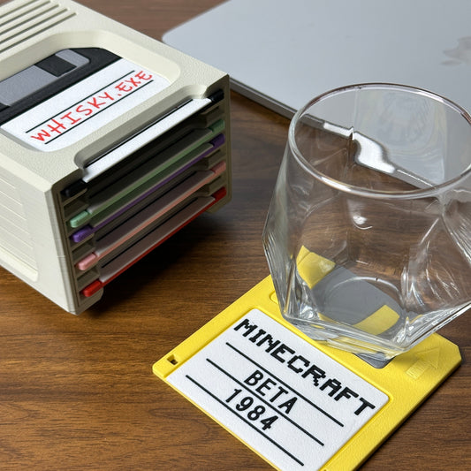 Floppy Click Coaster Holder Set