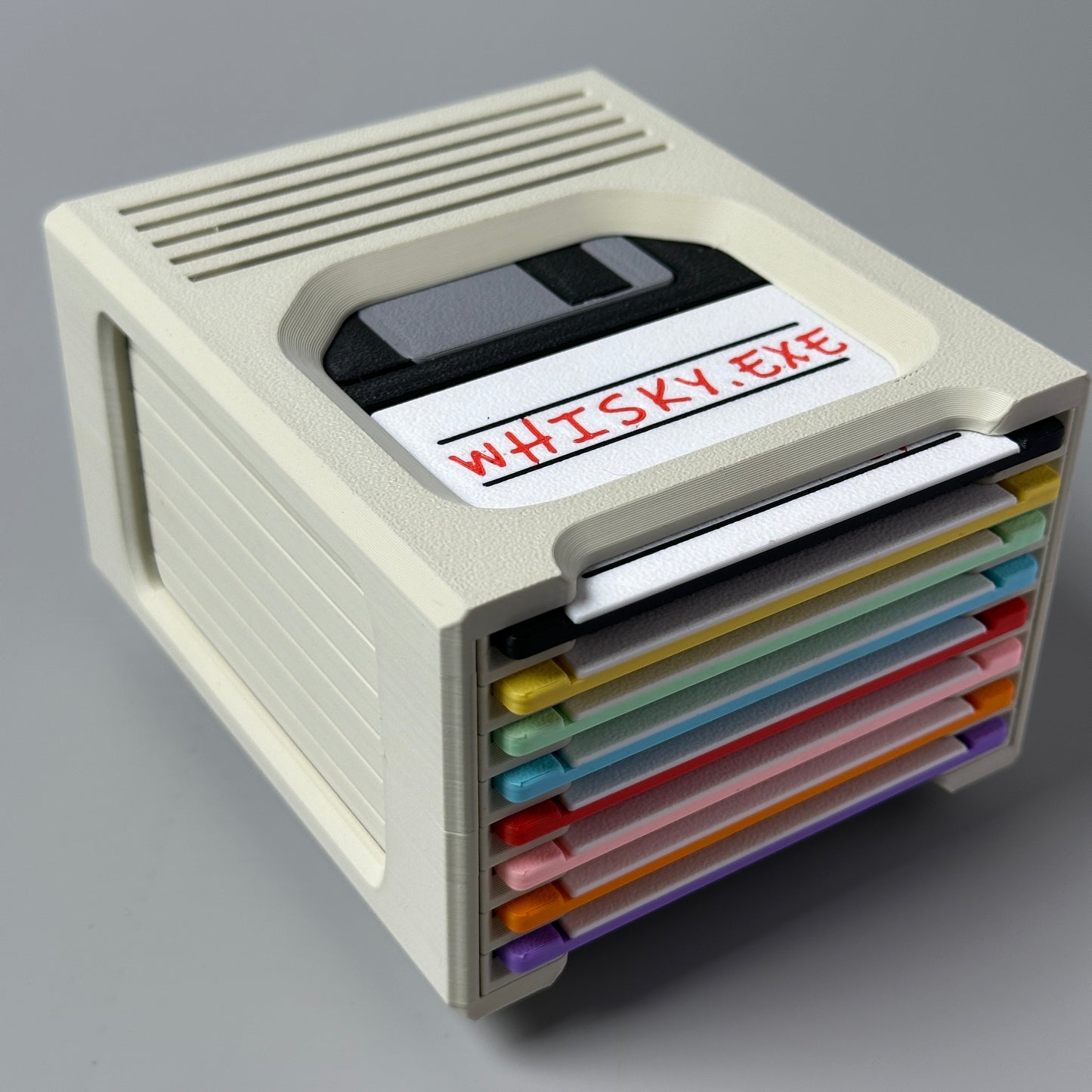 Floppy Click Coaster Holder Set