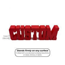 Personalized 3D Name & Word Plate