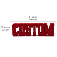 Personalized 3D Name & Word Plate